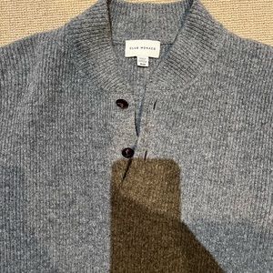 100% wool sweater in grey by club Monaco